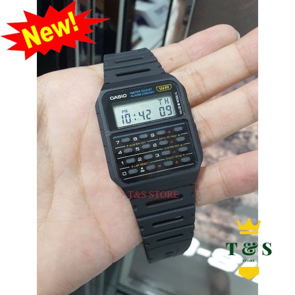 JAM TANGAN KALKULATOR CASIO CA-53W-1ZDR / CA-53W-1Z Jam Tangan KALKULATOR Original
