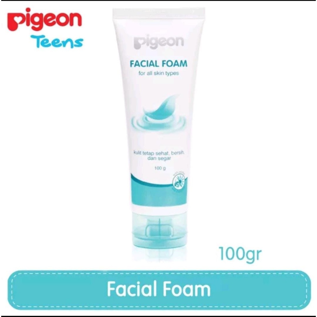 Pigeon Teens Facial Foam for All Skin Types 100ml Sabun Cuci Muka Face Wash Cleanser Pelembab Wajah 