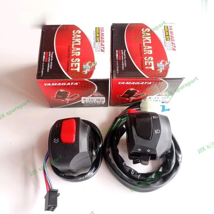 SAKLAR HOLDER SET KIRI KANAN YAMAHA R15 R 15 LAMA V1 V2