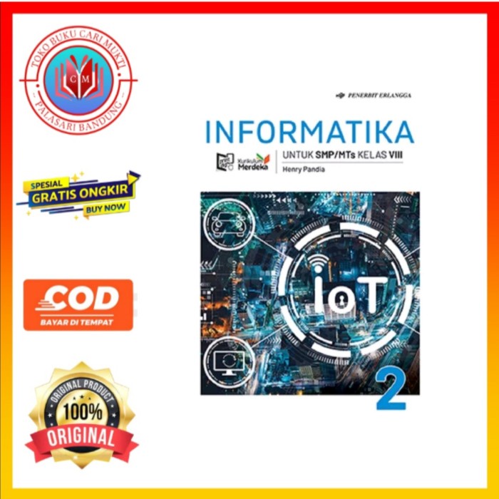 

Erlangga Buku Informatika Untuk SMP/MTS Kelas 8 Kurikulum Merdeka