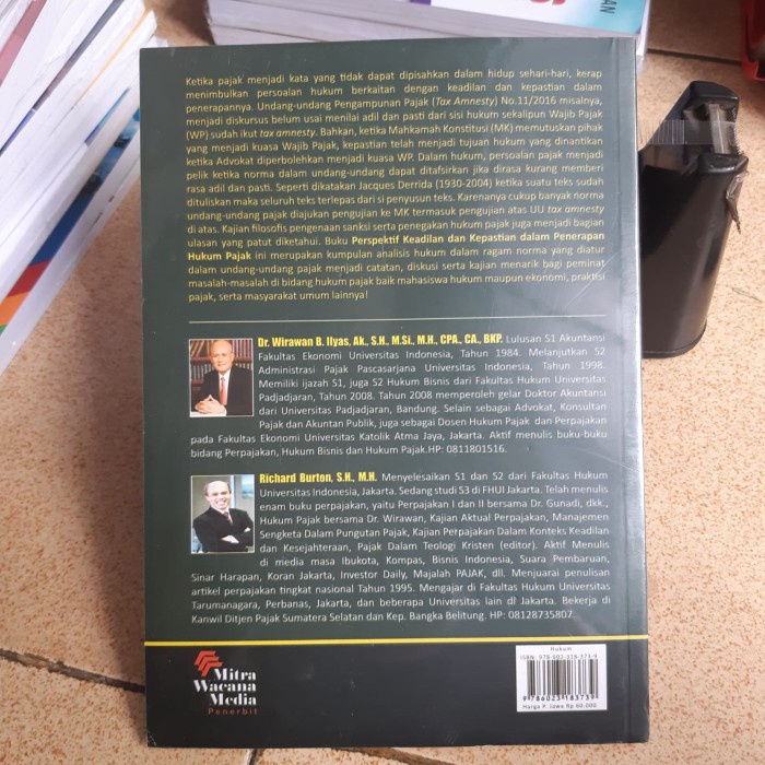 

Buku Perspektif Keadilan dan Kepastian dalam Penerapan Hukum Pajak