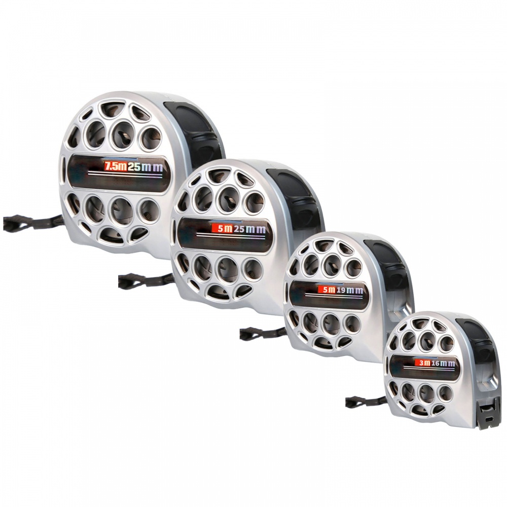Penggaris Metrik Heavy Duty Impact Tape Measure Retractable Anti-Korosi