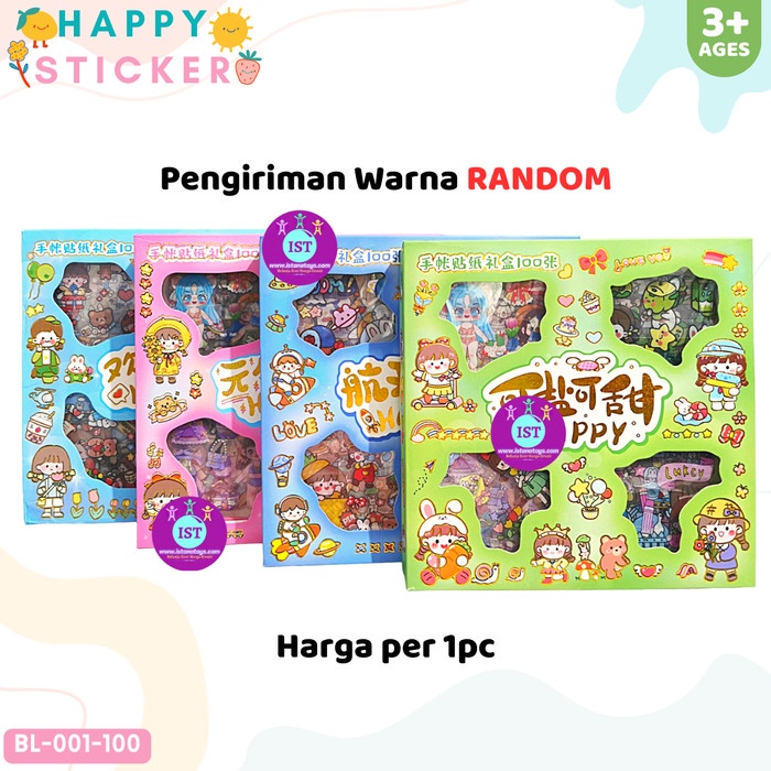 

Mainan Happy Sticker isi 100 pcs BL-001-100