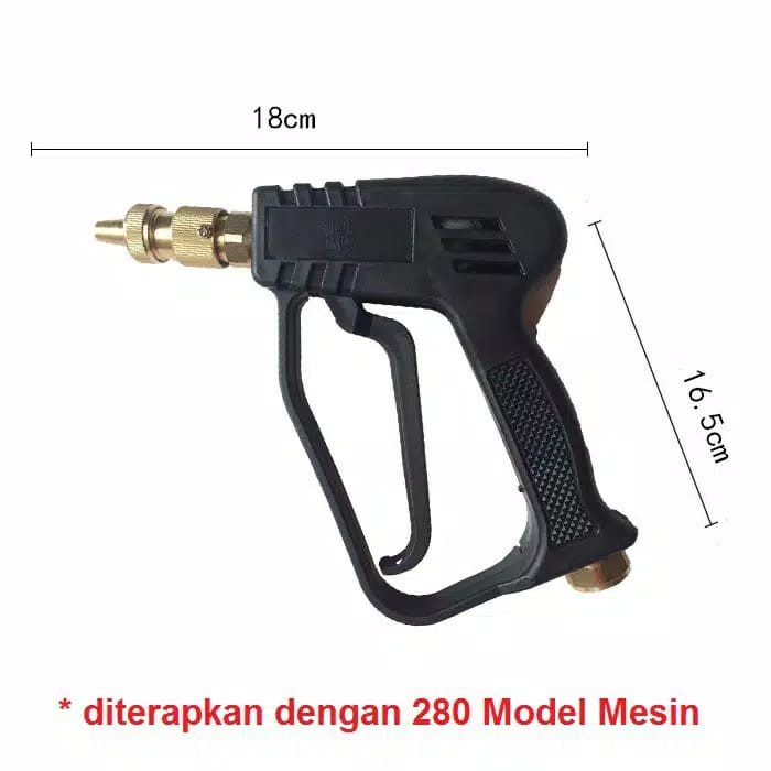 PROMO HARI INI Sprayer Gun Air Brush Jet Cleaner Washer Nosel Pistol Tembakan Semprotan Air Mesin St