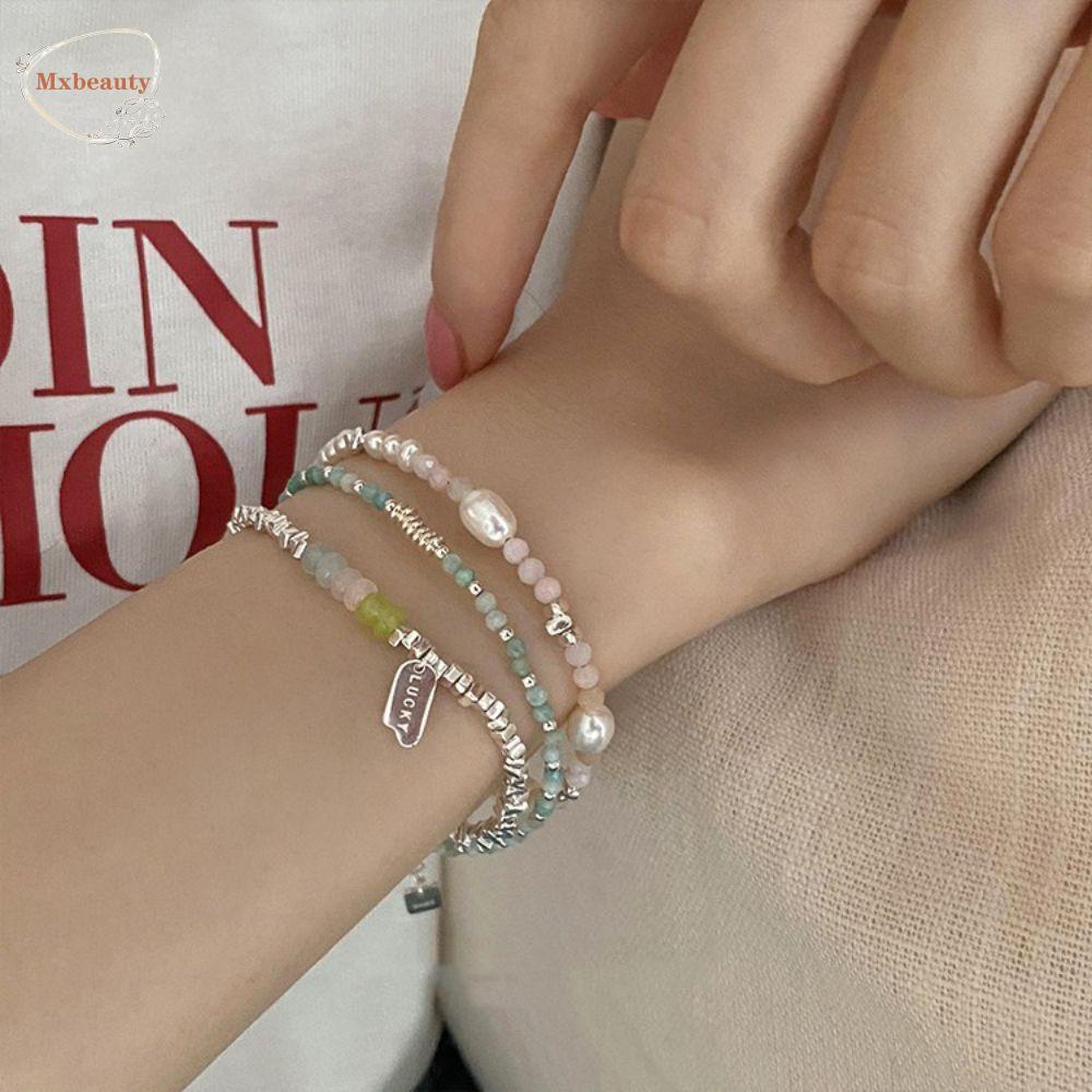 MXBEAUTY Wanita Gelang Pantai Handmade Bohemian Gaya Korea Handmade Perhiasan Pesta