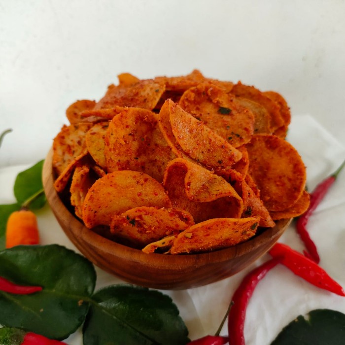 

✨Ready Stok✨ - Moring Cimol Kering Pedas Daun Jeruk 1kg