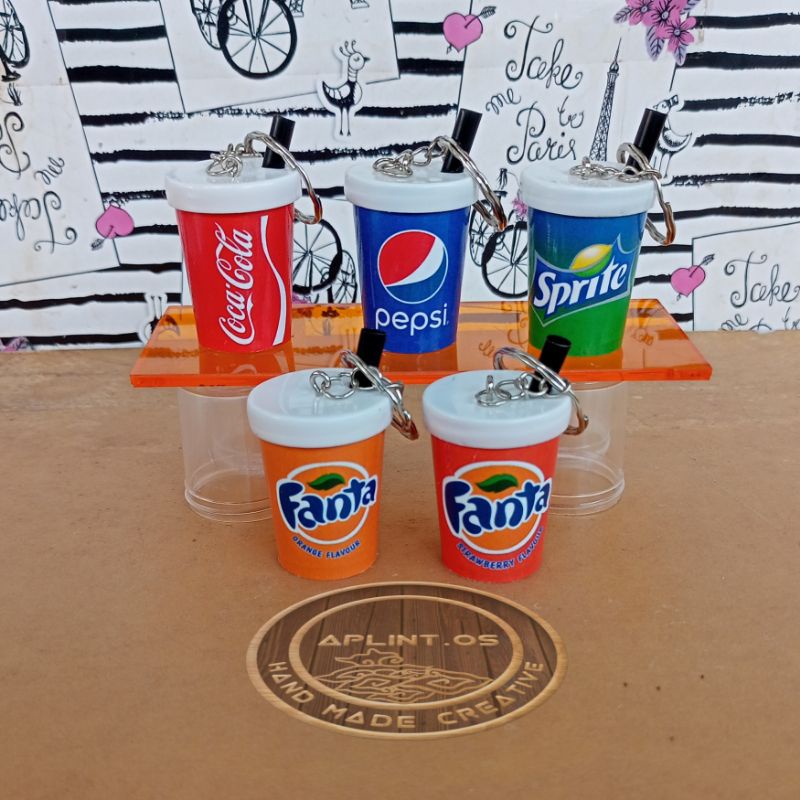 GANTUNGAN KUNCI MINIATUR MIXUE BOBA CUP GANCI LUCU UNIK