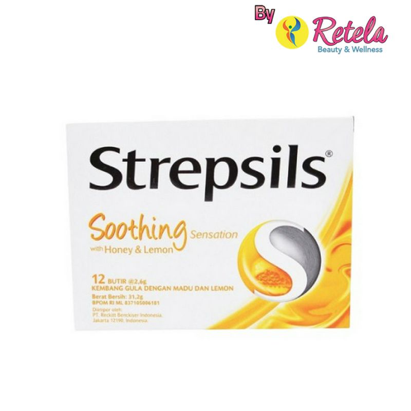 

Strepsils Honey & Lemon Sachet 12 Tablet Hisap