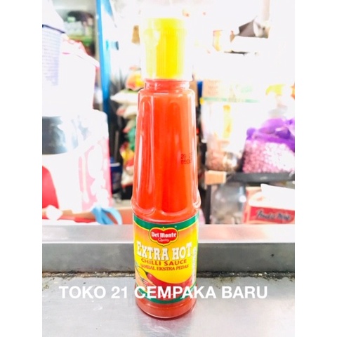 

Delmonte Extra Hot Chilli Sauce Botol 135 ml | Saus Delmonte 135ml