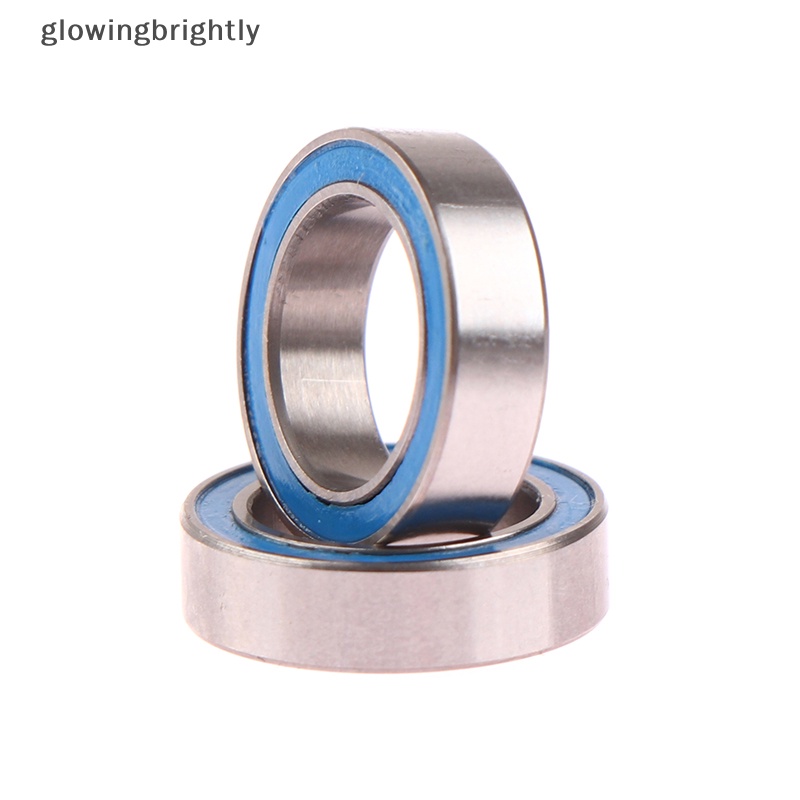 [glowingbrightly] 2pcs 6700 2RS 10X15X4mm Motor Level Karet Biru Seal Bearing Model Bearing Motor Bearing TFX