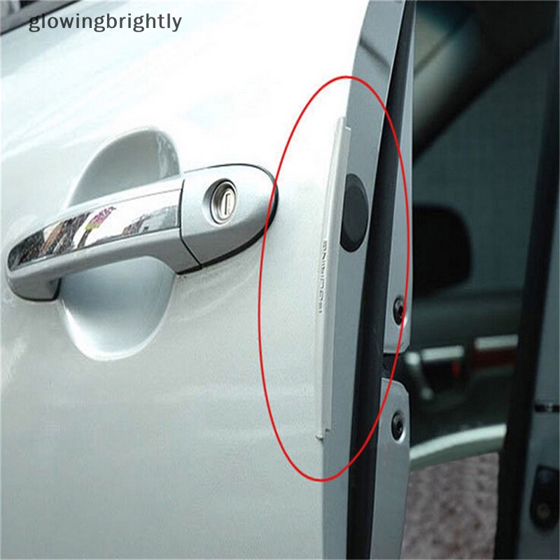 [glowingbrightly] 8x Pengaman Pinggiran Pintu Mobil Trim Moulding Protection Strip Pelindung Gores Anti Gosok TFX