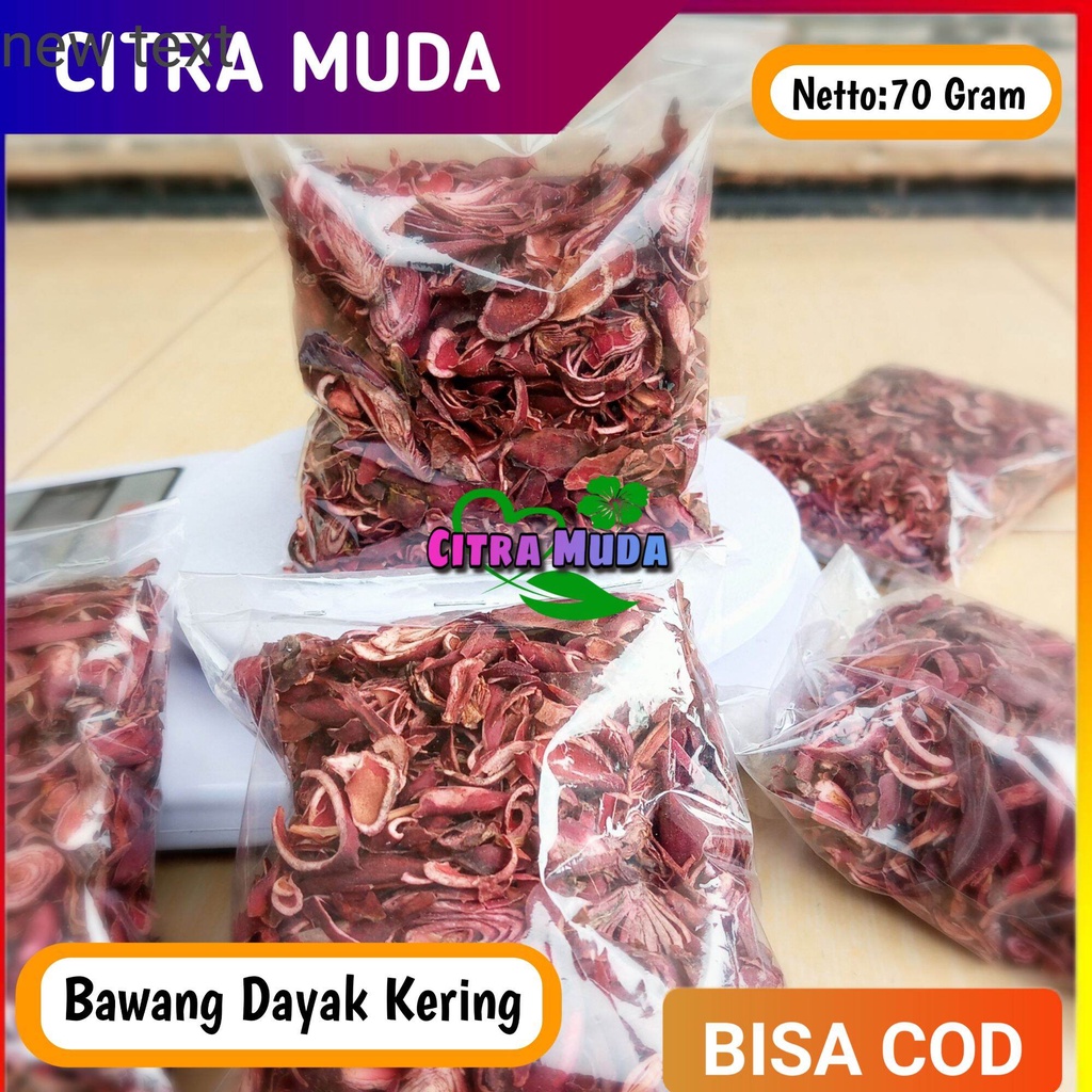 

Bawang Dayak kering 70 gram Paket ekonomis