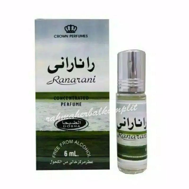RANARANI Dobha 6ml - PARFUM DOBHA RANARANI 6ML GROSIR - DOBHA MURAH - ORIGINAL NON ALKOHOL - HALAL -
