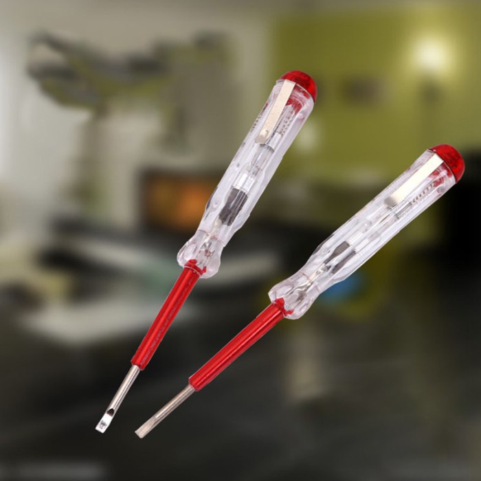 Obeng Tespen Tes Listrik Fleksibel Pipih Elektrik Ac