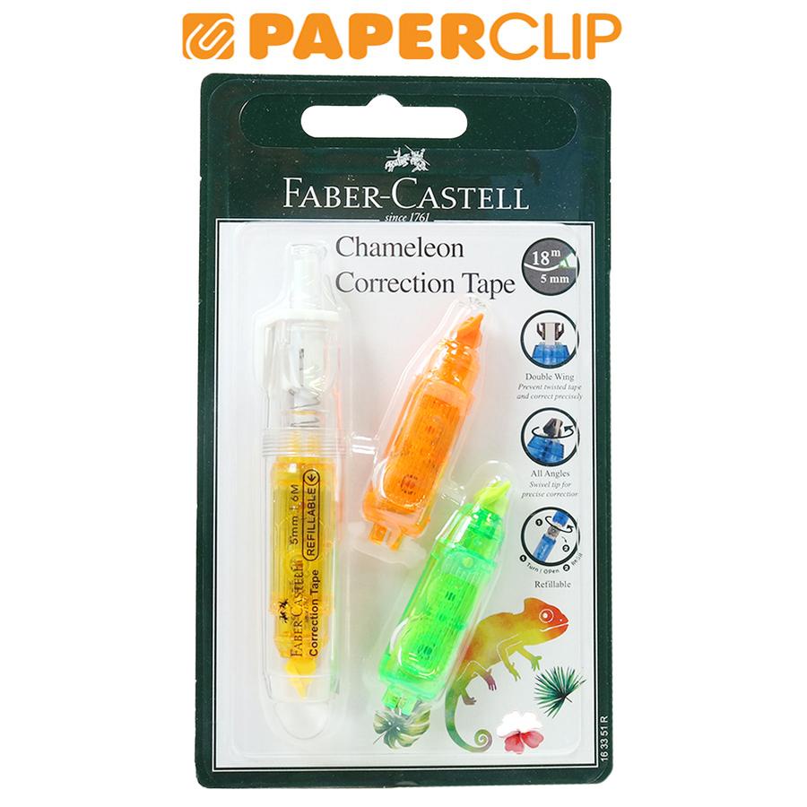 

CORRECTION TAPE FABER CASTELL CHAMELEON 163351R + 2REFILL