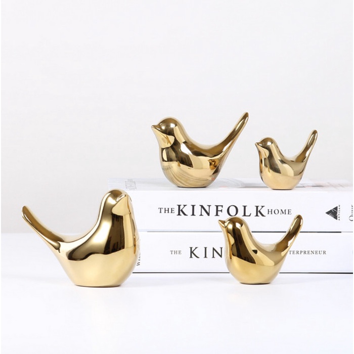 Golden Bird Ornament - Small