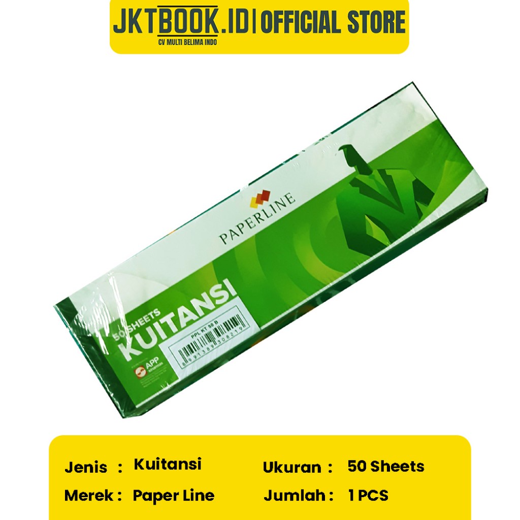 

Kwitansi Paperline 50 sheet PPL NKKI