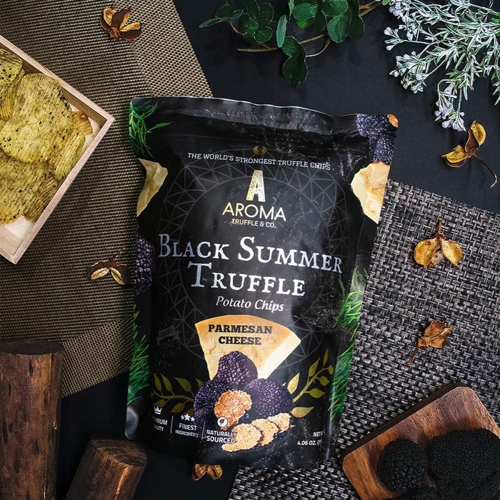 

✨Ready Stok✨ - AROMA Black Summer Truffle Potato Chips Parmesan Cheese 115 Gram