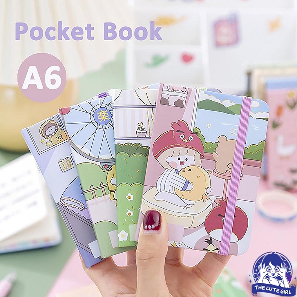 

Buku Catatan /Notebook saku kartun A6-96 halaman /Buku Notes Tali A6 Fancy - Stazionario