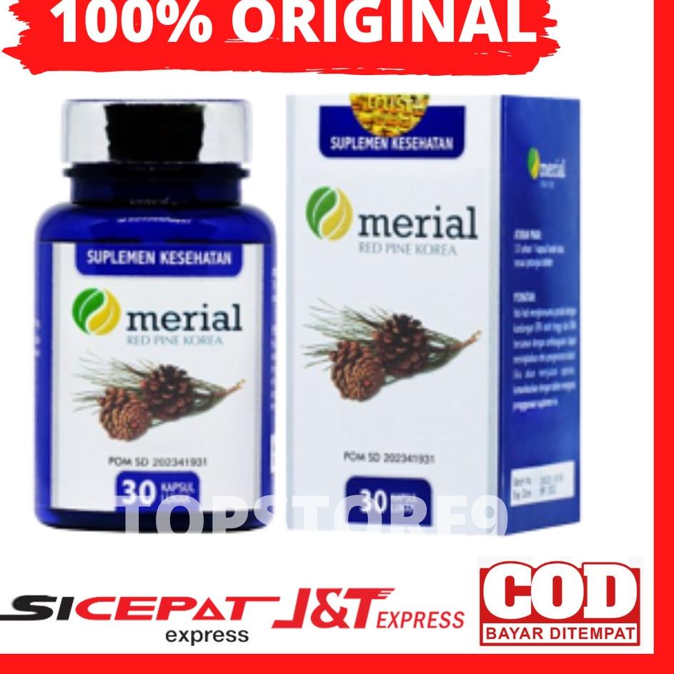 100% ORIGINAL Terkini Merial Original Obat Kolesterol Darah Tinggi Jantung Ekak Red Pine Korea Bpom Asli NVQ