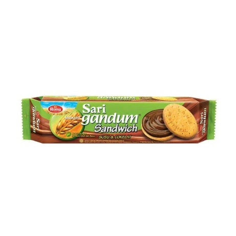 

Roma Sari Gandum Sandwich 108gr Gandum Creame - 1 dus isi 24 pcs