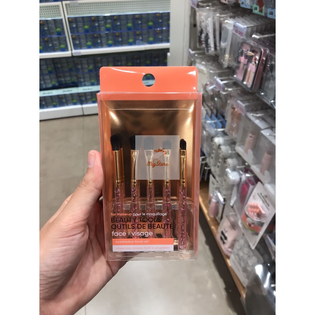 MINISO Kuas Make Up Set Kosmetic Brush Makeup Powder Eye Shadow Foundation Blusher Blanding Beauty /