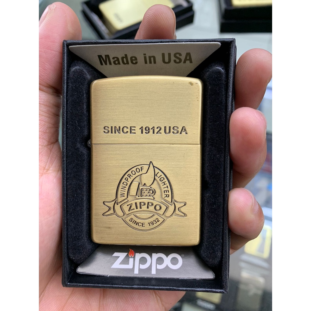 Korek Api Exclusive BAYAR DI TEMPAT(COD) KOREK ZIPPO MOTIF/GOLD SINCE 1912 FULL CASING LOGO ZIPPO BAWAH KOREK ZIPPO PREMIUM KOREK ANTIK grade premium koleksi menarik