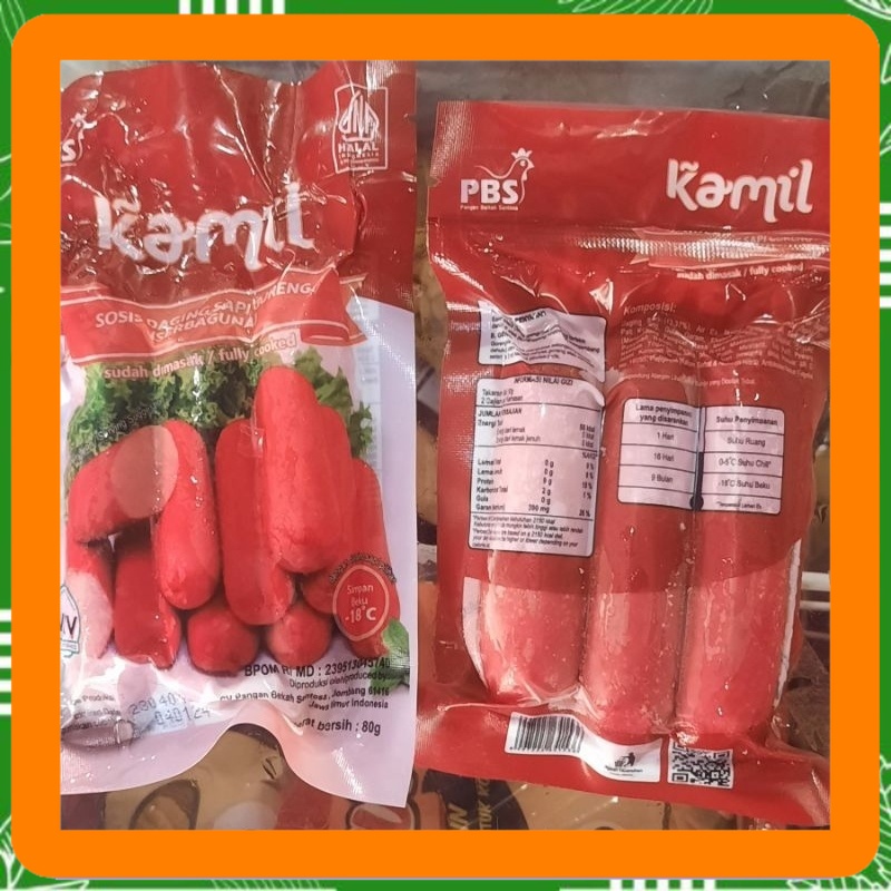 

kamil sosis daging sapi isi 3 berat 80 gram serbaguna Best Seller