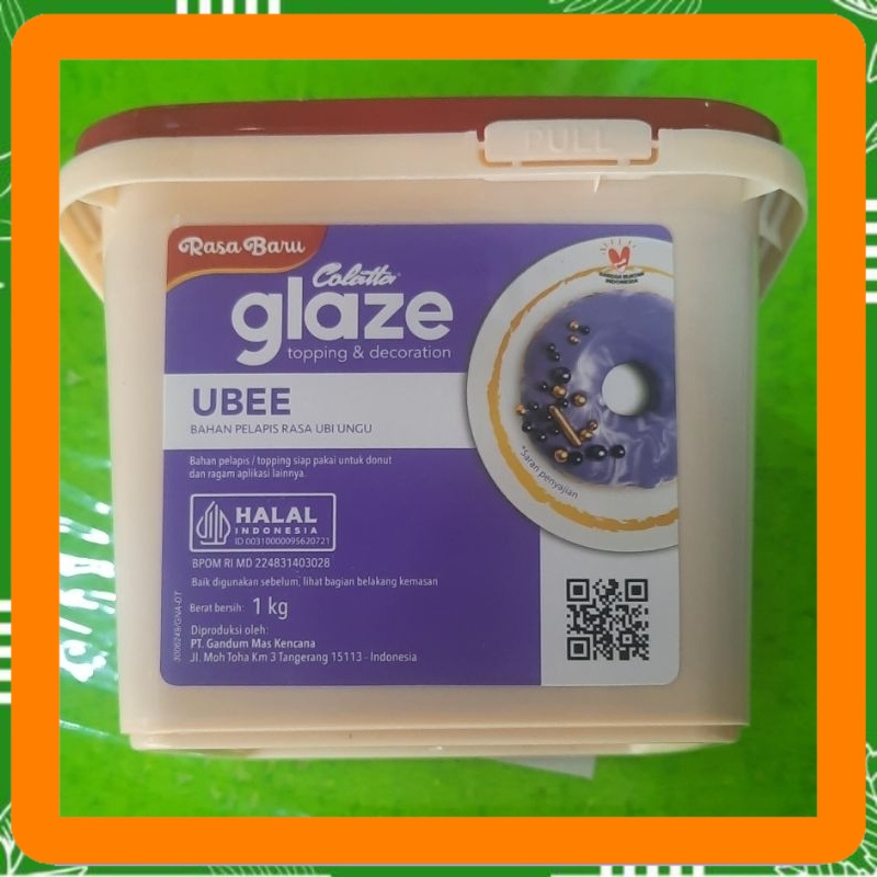 

colatta glaze toping & decoration 1kg bahan pelapis cake Best Seller