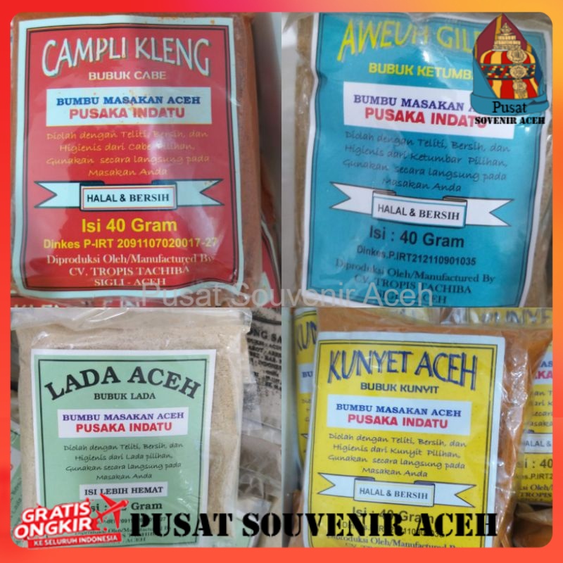 

INDATU Rempah Bubuk Premium | Cabe, Kunyit, Ketumbar, Lada Putih