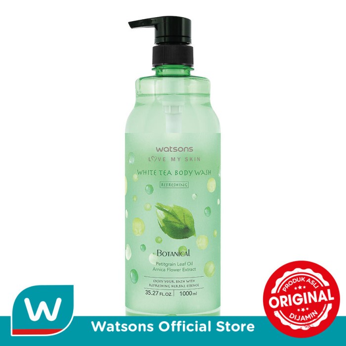 SALE Watsons Body Wash White Tea 1000ml Termurah