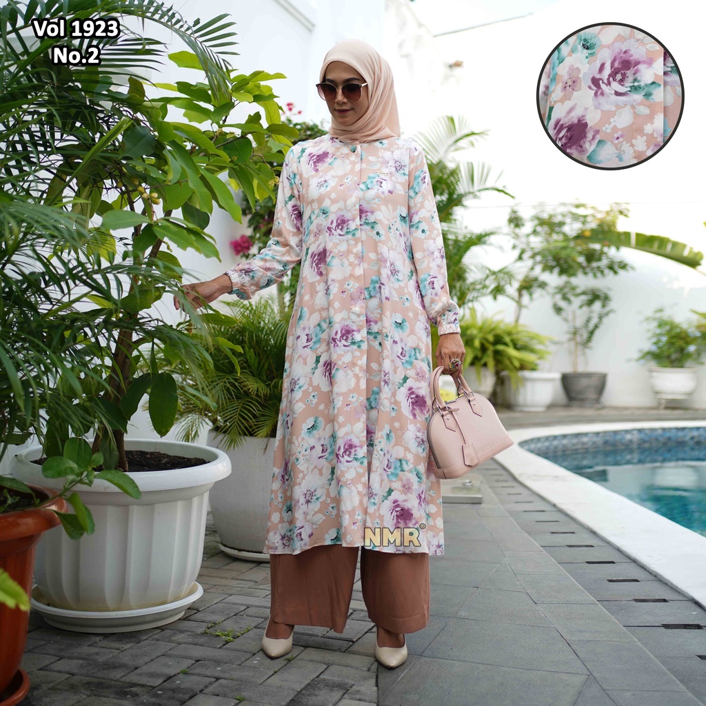NMR Setelan Celana Tunik Rayon Jepang Vol 1923-2