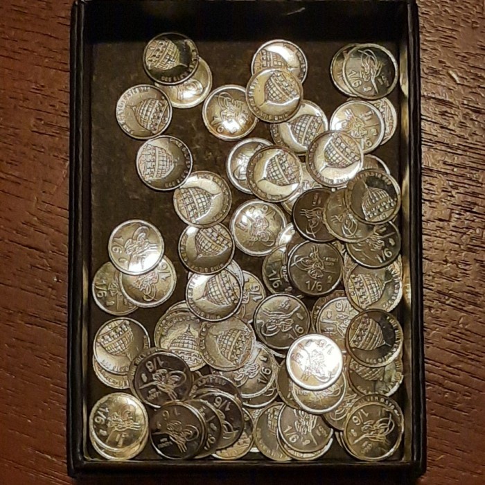 1/6 DIRHAM DANIQ IMN NABAWI KOIN PERAK FINE SILVER COIN