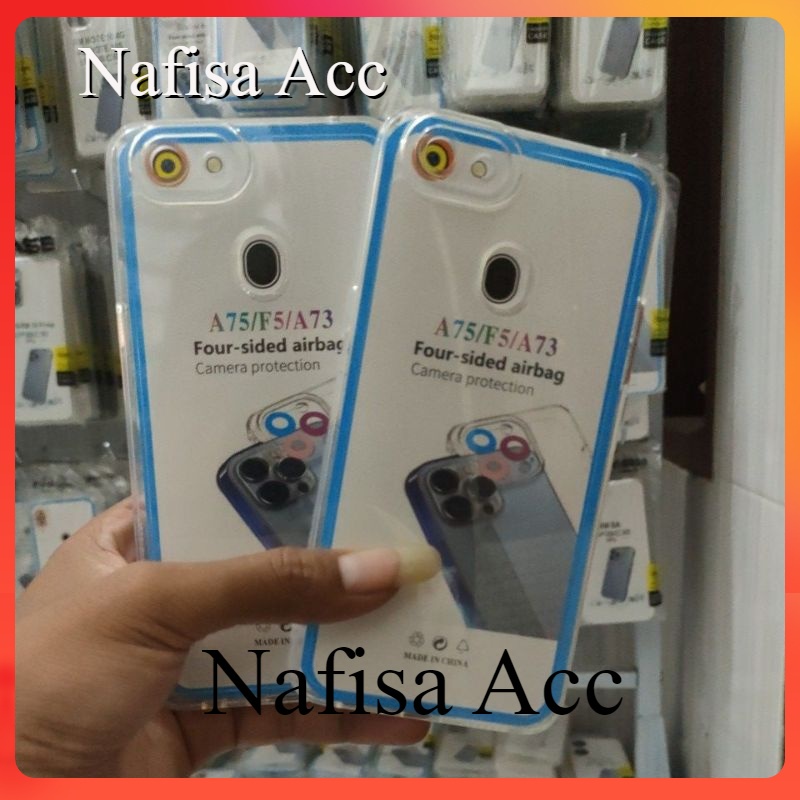 Softcase Bening OPPO F5 / OPPO A75 / A73 Case Protec Camera Transparan