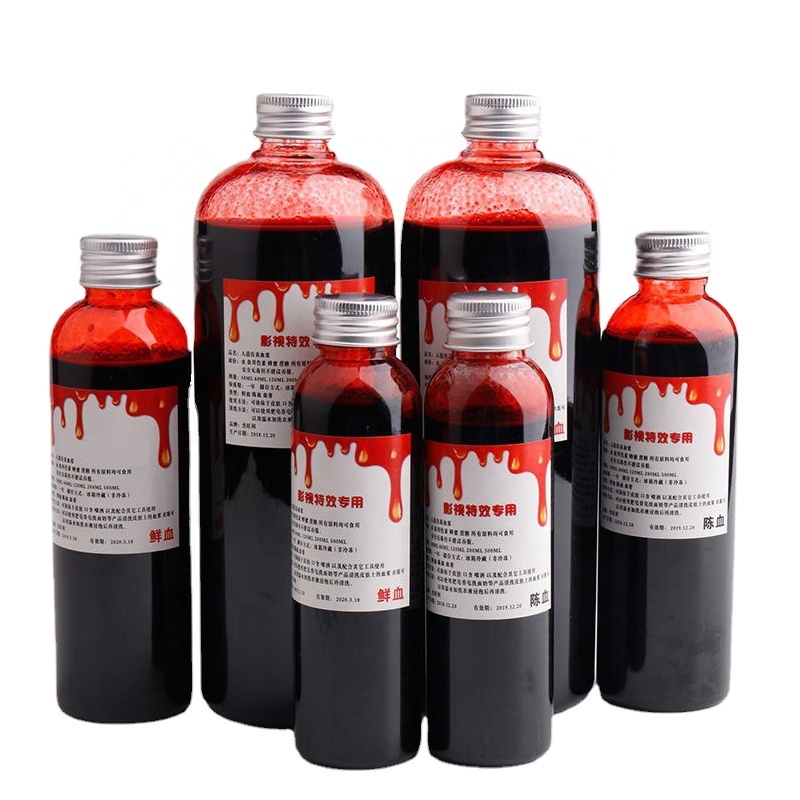 Darah Palsu Buatan Alat Peraga Darah Prank / Darah Palsu Cosplay Halloween Fake Blood 100 ml