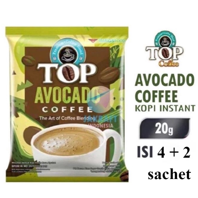 

TOP COFFEE AVOCADO 20g isi 4+2 sachet ORIGINAL