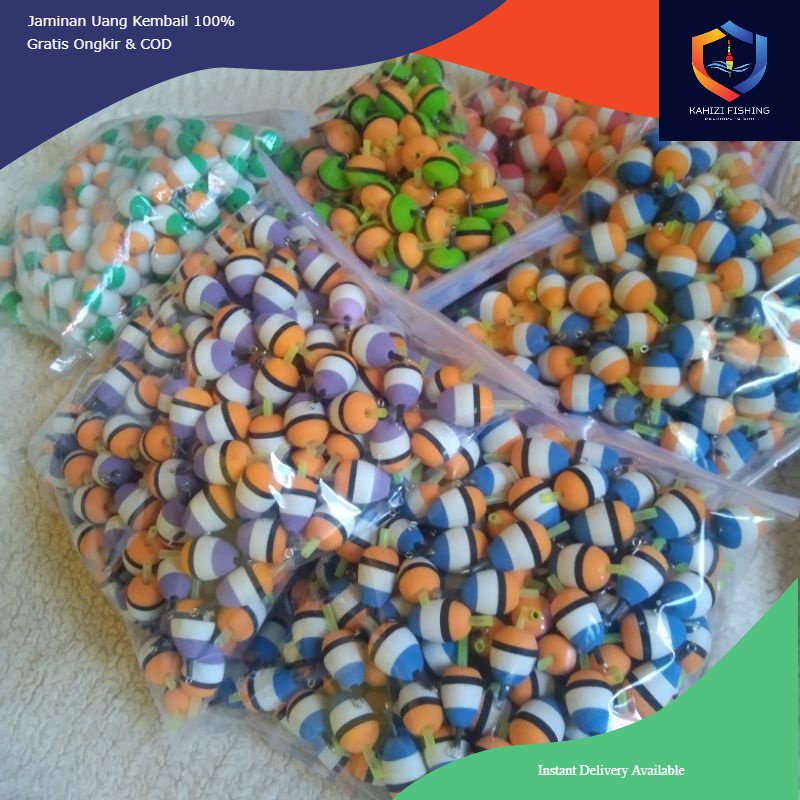 {COD} PELAMPUNG PANCING / KAMBANGAN MURAH BUSA 200 PCS Bisa Grosir