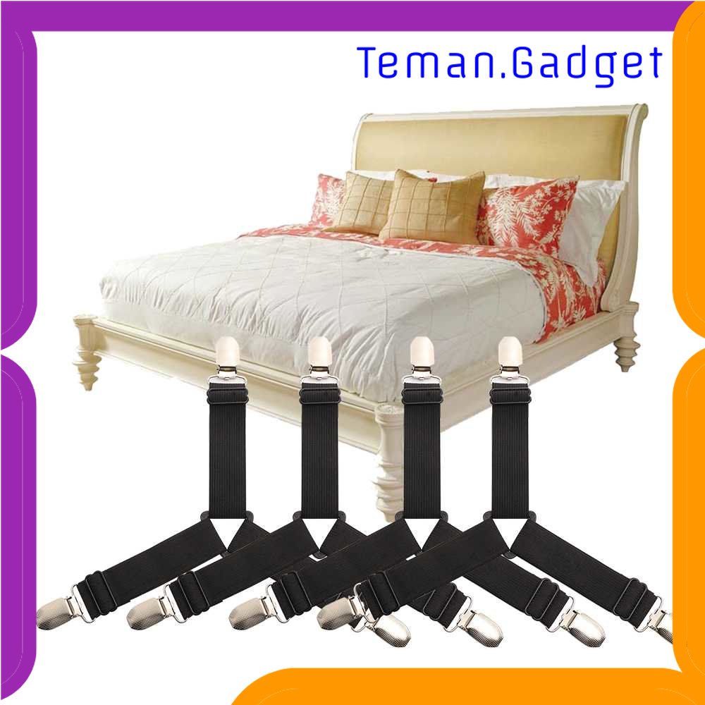 TG - ART GCDHome Penjepit Ujung Sprei Kasur Bed Sheet Clip Holder 4 PCS - FS-1809