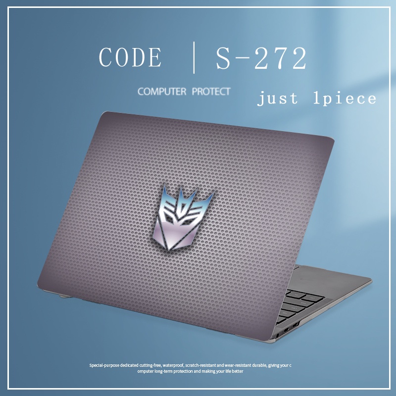 1pc Universal Bebas Potong COD Menyesuaikan 12 13 14 15.6 Inch Cover Laptop Stiker Skin Untuk Lenovo V15 G3 Ideapad S145 Quote Berkatan Kata Lembaran Decals
