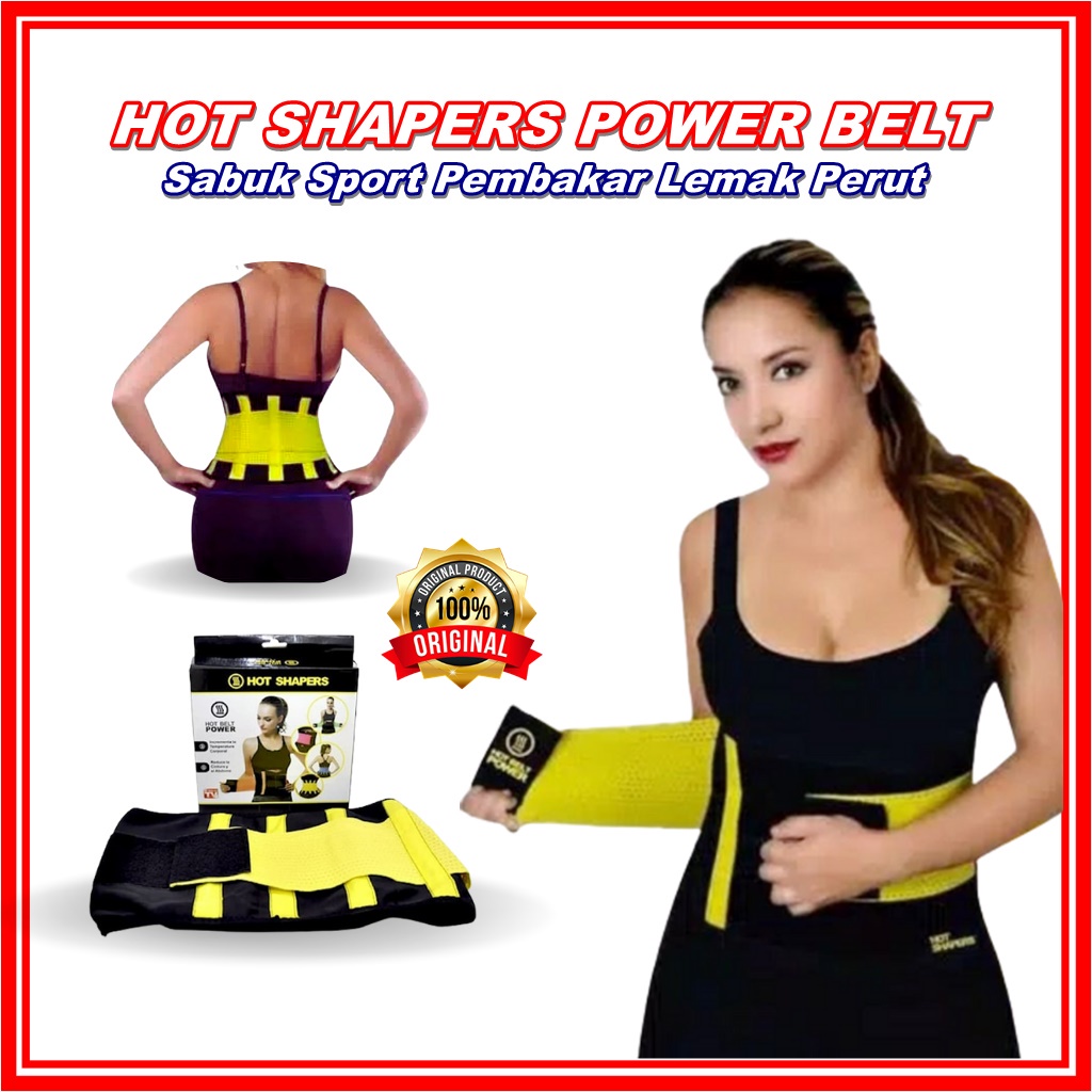 Korset Pelangsing Perut Buncit Pembakar Lemak Pria dan Wanita Hot Shapers Power Belt