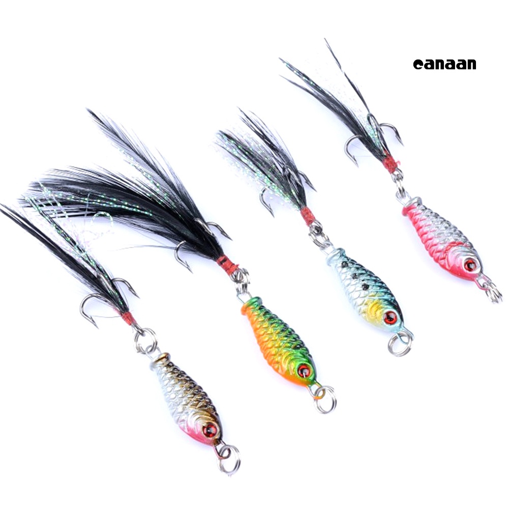 Cnn-4pcs/set 3.2cm Mini Memancing Buatan Manusia Hidup Lure Wobbler Umpan Ikan Tackle