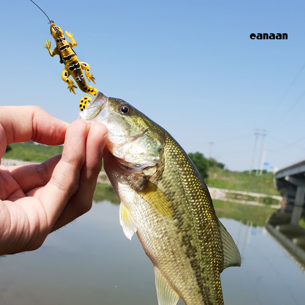 Cnn-13cm 20g Pemikat Pancing Penampilan Realistis Lukisan Sangat Detail Warna Cerah Tokek Lembut Silikon Memancing Umpan Untuk Memancing