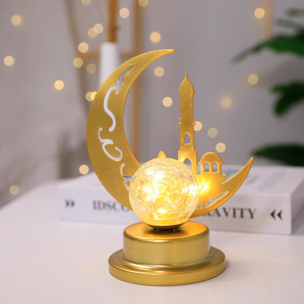 [Elegan] Lampu Led Aesthetic Bulan Ornamen Hollow Out Muslim Decor Suasana Dekorasi Rumah Eid Mubarak Untuk Dekorasi Kamar Night Light