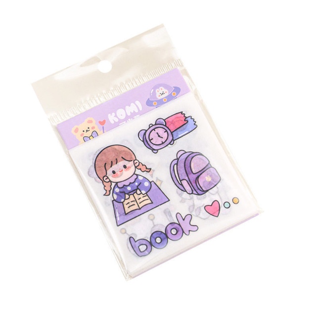 J3 - Stiker dekorasi girl heart set 12 lbr