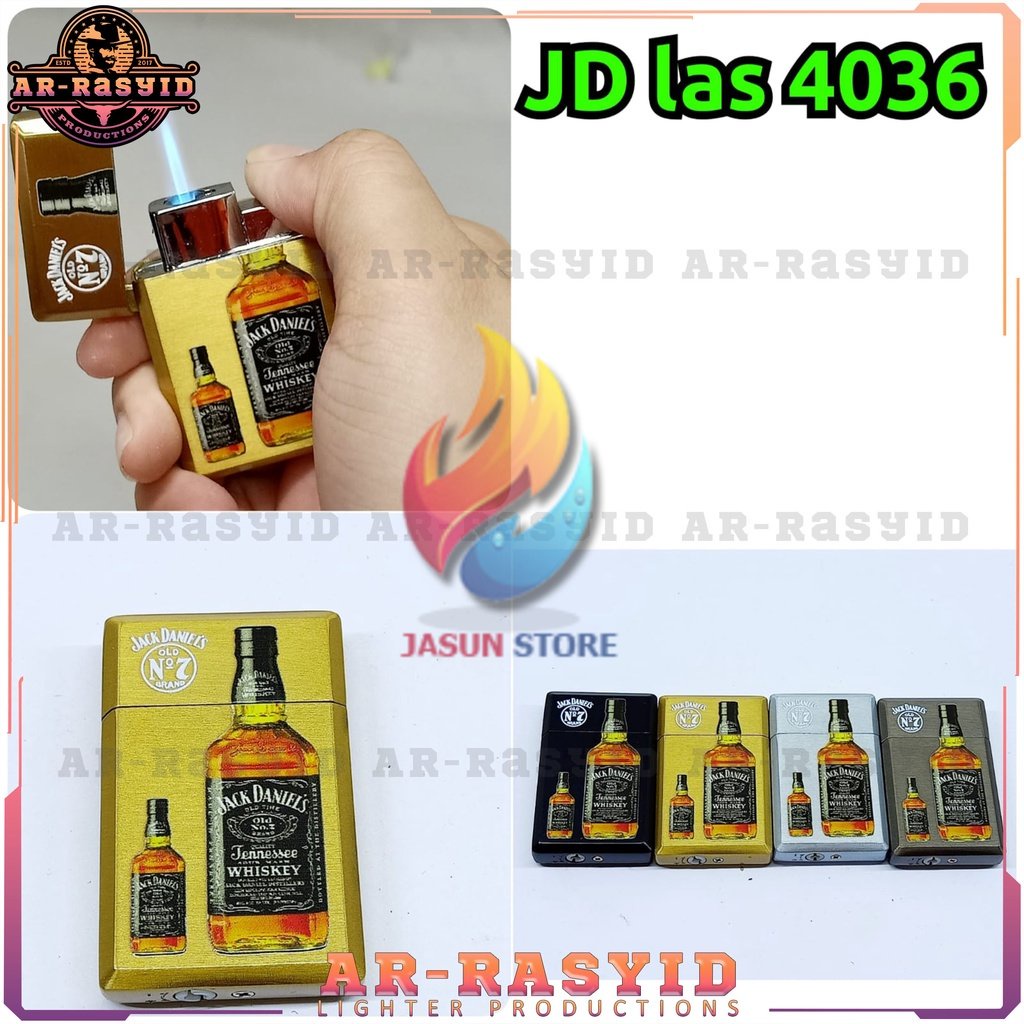 TERBARU! Korek Api Las Gas Motif Jack Daniels 4036 BISA COD!