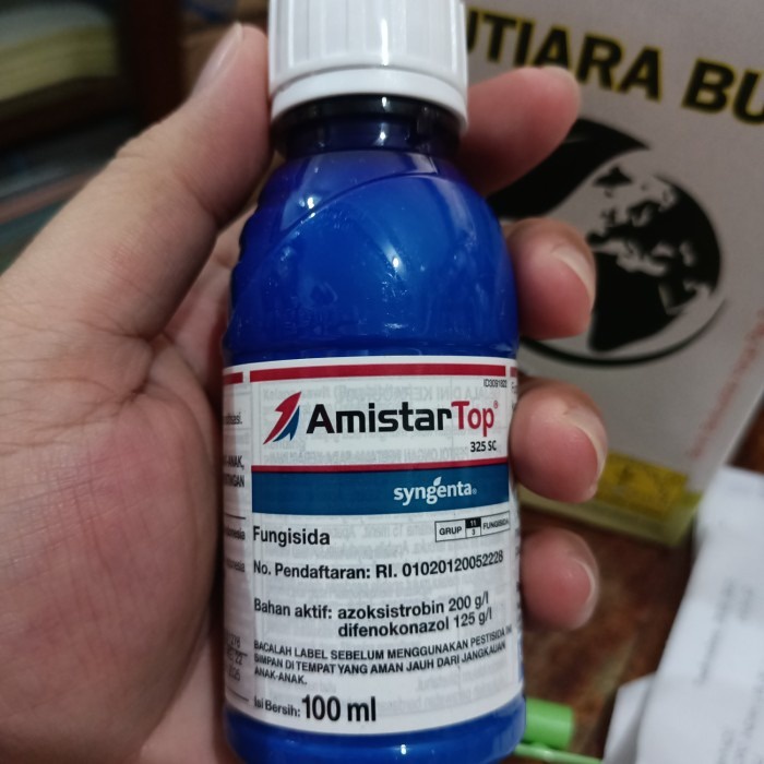 amistartop 100ml, fungisida sistemik,cabe keriting daun, original ASLI