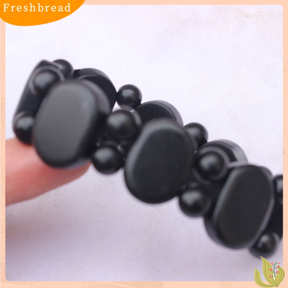 &lt; Freshbread &gt; Gelang Batu Bian Alami Ukir Oval Perhiasan Wanita Pria Bianshi Bangle Hadiah