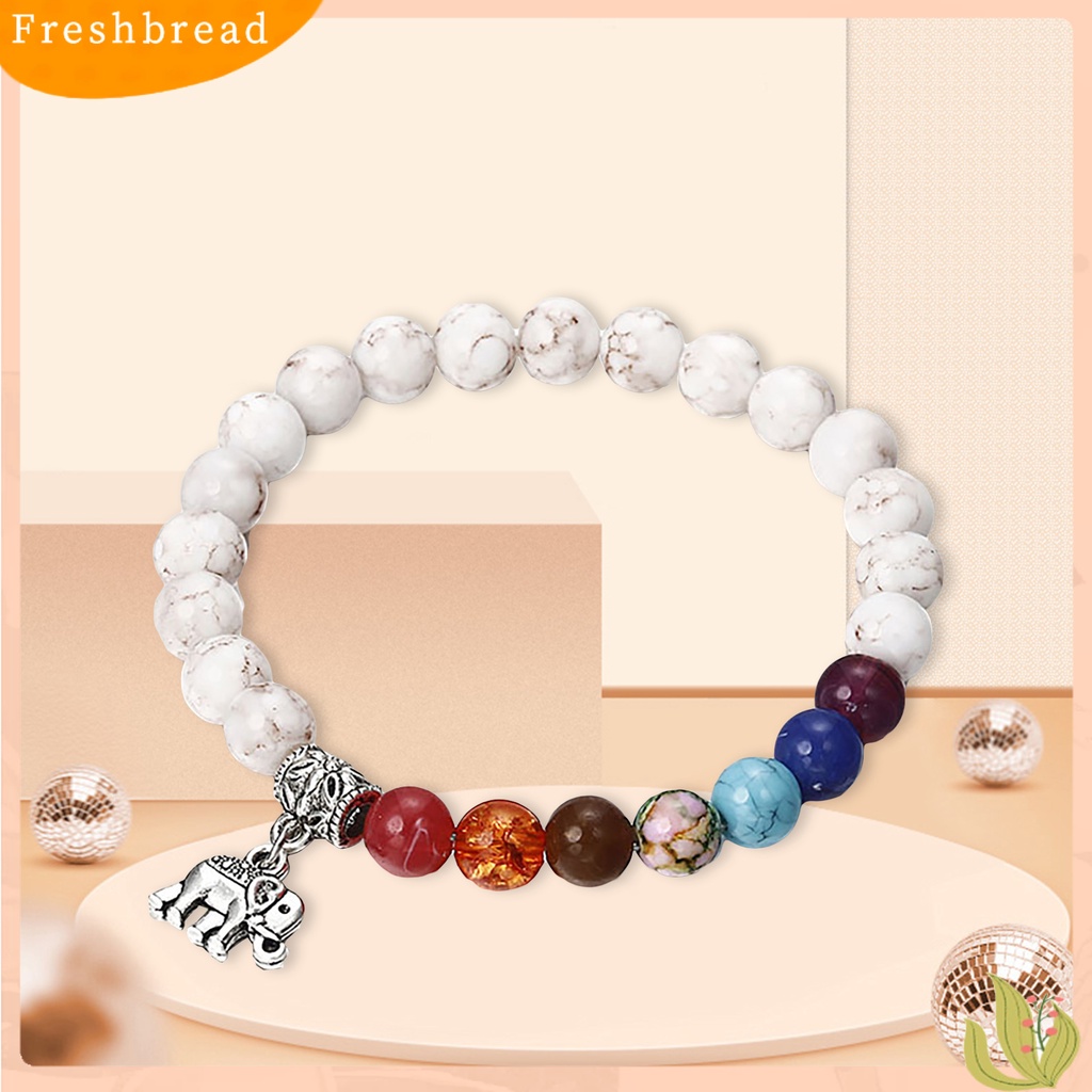 &lt; Freshbread &gt; Wanita Gelang Cakra Gajah Pirus Putih Kreatif Lady Bangles Bangles