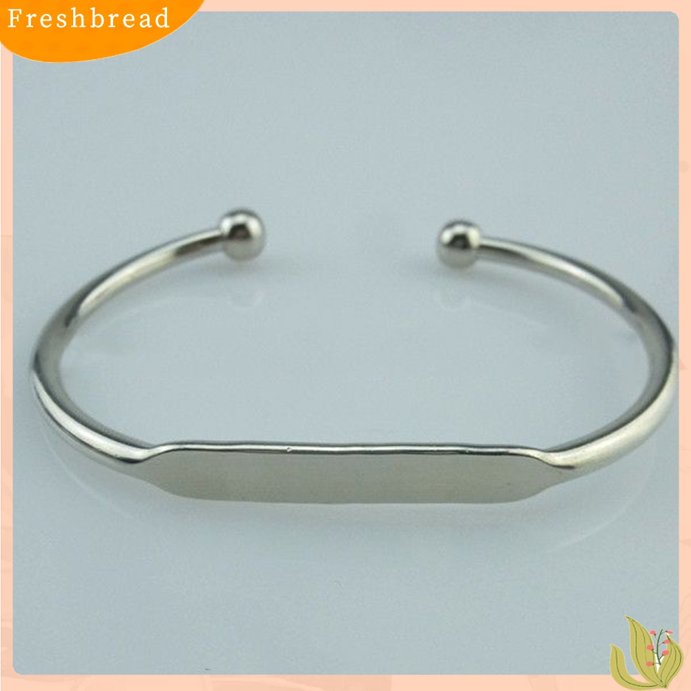 &lt; Freshbread &gt; Wanita Fashion Dipoles Pembukaan Adjustable Cuff Bangle Gelang Perhiasan Hadiah