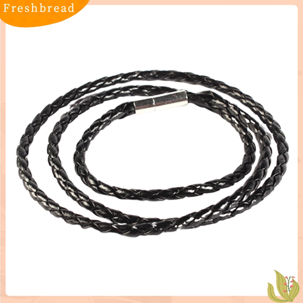 &lt; Freshbread &gt; Fashion Unisex Dikepang Tali Kulit ic Gesper Gelang Gelang Perhiasan